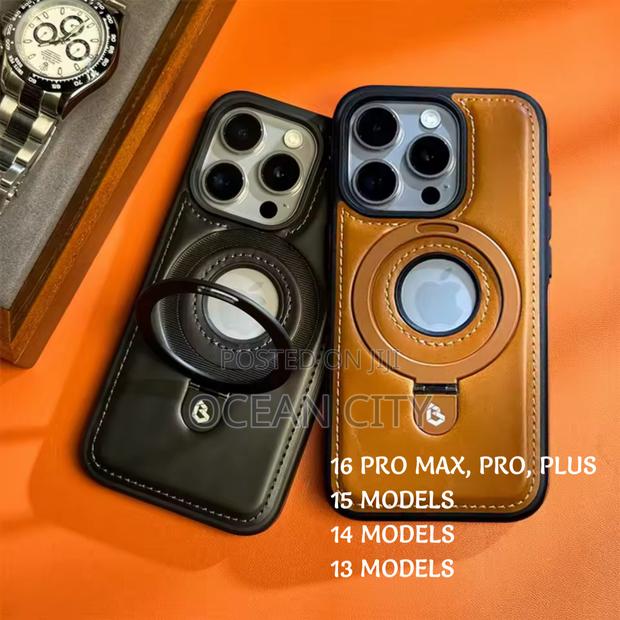 Leather Magsafe Case for iPhone 16, 15, 14, 13 Models · Photo 4