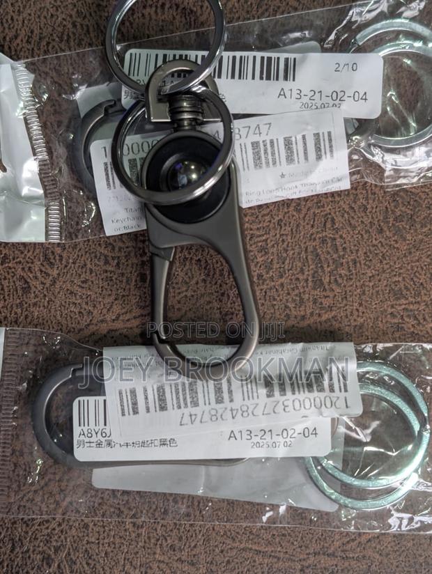 Titanium Carabiner Key Clip Edc Key Ring Loop Hook