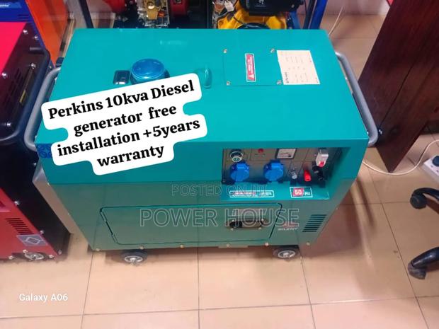 Cyber Power Perkins Diesel Generator 10kva Silent · Photo 2
