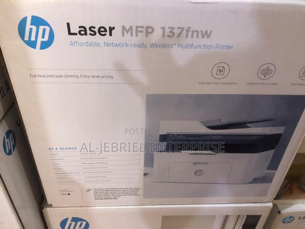 Laserjet 137fnw Printer (All in One, Wifi ) · Photo 2