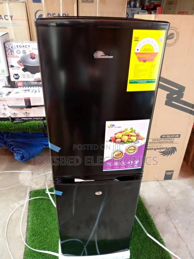 Rainbow Double Door Fridge 141 Litres Bottom Freezer photo 2