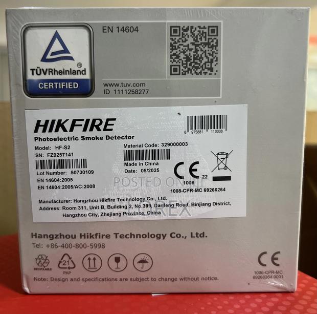 Hikvision Smoke Detector Standalone Photoelectric Hf-s2 · Photo 4