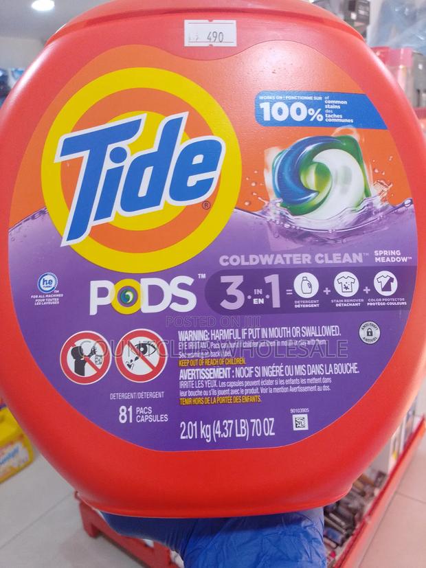 Tide Pods 3in1 81pacs Capsules