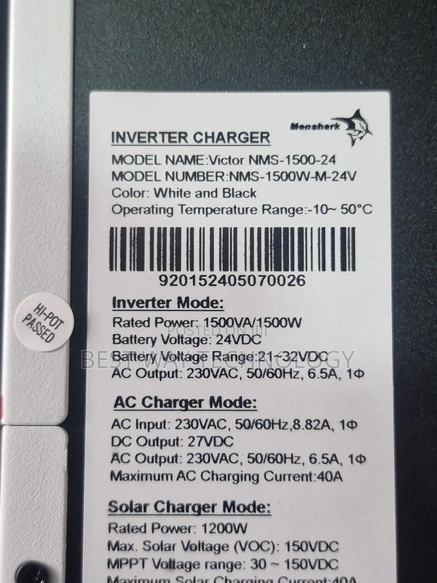1500va Inventer Hybrid photo 3