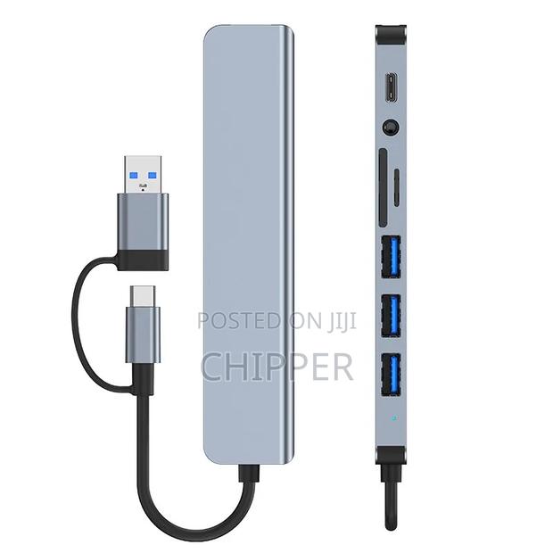 8 Ports Type C and Usb Adapter Hub · Photo 3