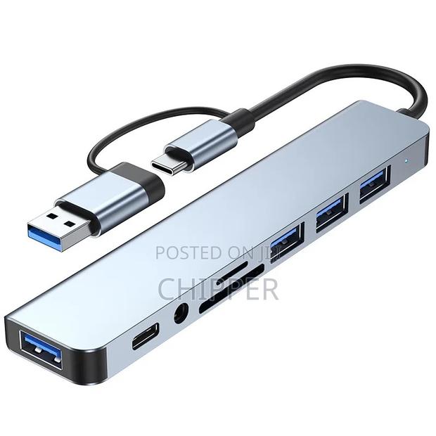 8 Ports Type C and Usb Adapter Hub · Photo 4