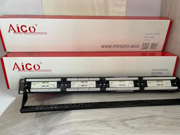 24 Port Patch Panel Aico Cat6 Utp photo 2