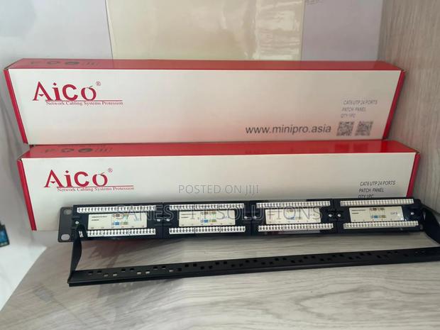 24 Port Patch Panel Aico Cat6 Utp photo 3