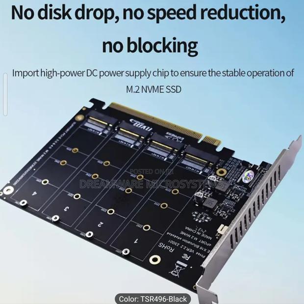 4-Bay Nvme SSD Pcie-16 Split Card photo 3
