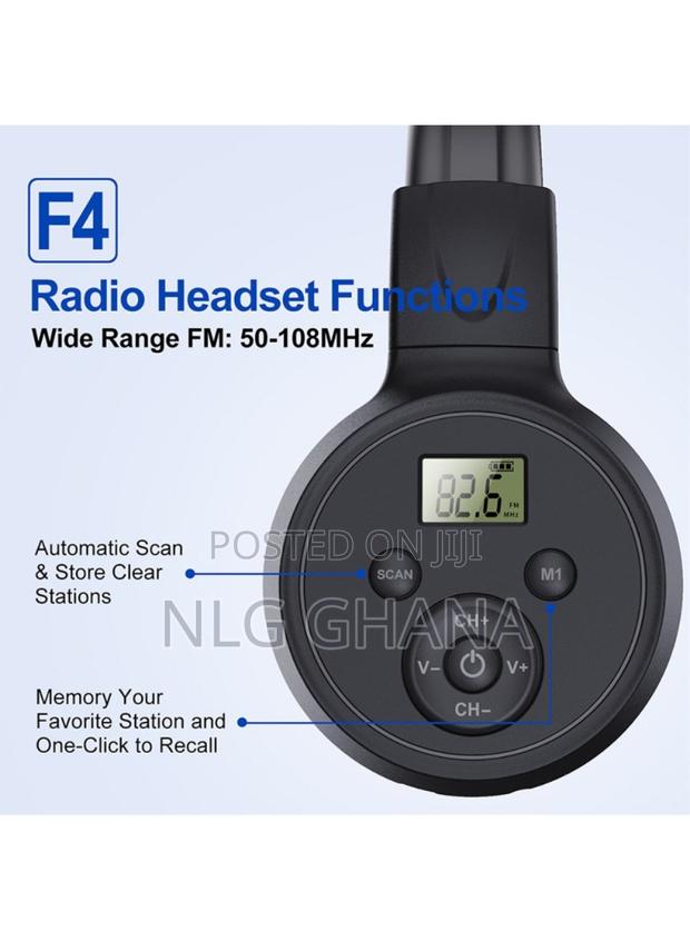 Fm Radio Over Ear Headphones Rechargeable Foldable. Tvx26140 photo 4