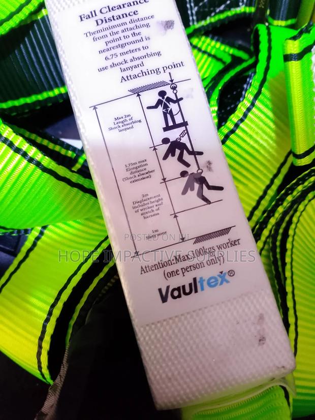 Safety Full Body Harness With Double Lanyards(Vaultex).