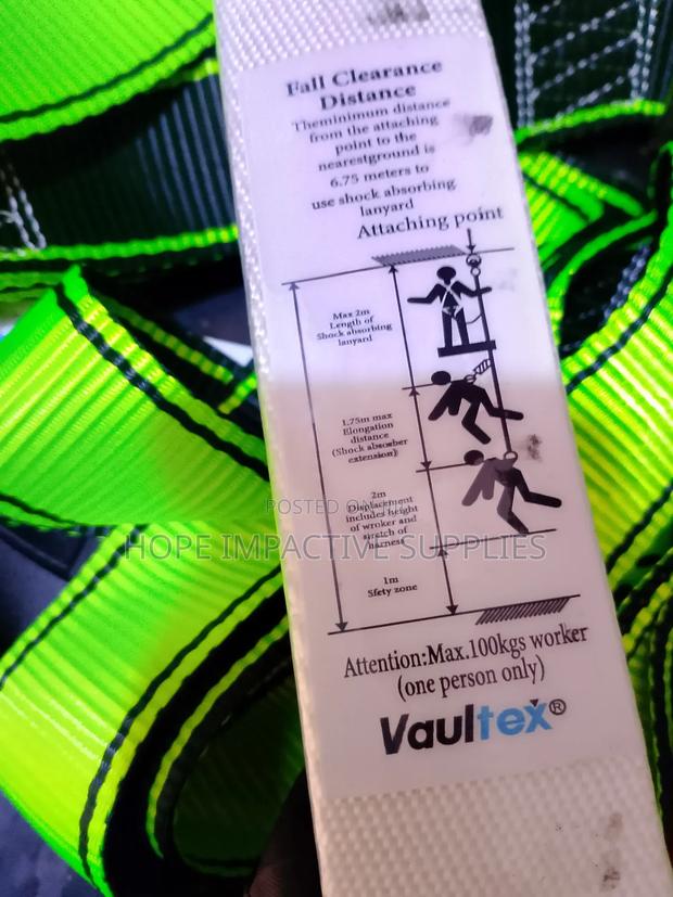 Safety Full Body Harness With Double Lanyards(Vaultex).