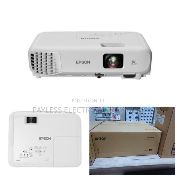 Epson Eb-W53 Wxga Lamp 4,000 Lumens Projector photo 2