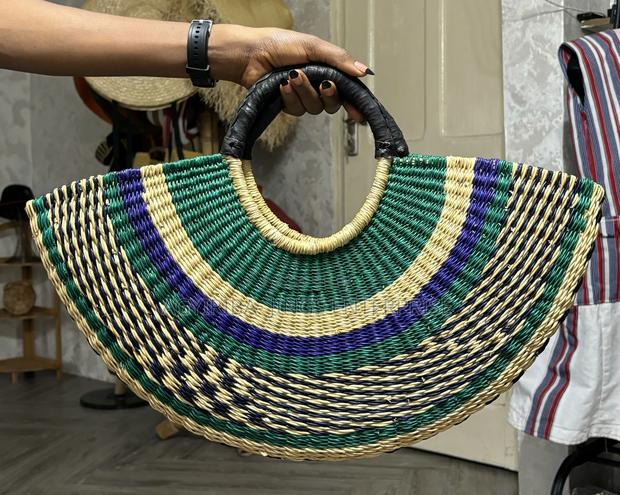 Handwoven Oval Bag