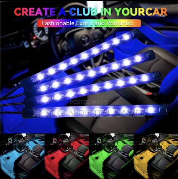 Neon 72 Led Car Interior Ambient Foot Light photo 4