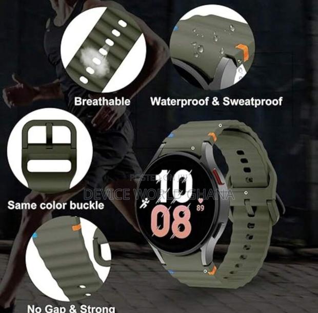 Ori Silicone Strap For Samsung Watch 4 5 6 7 photo 4