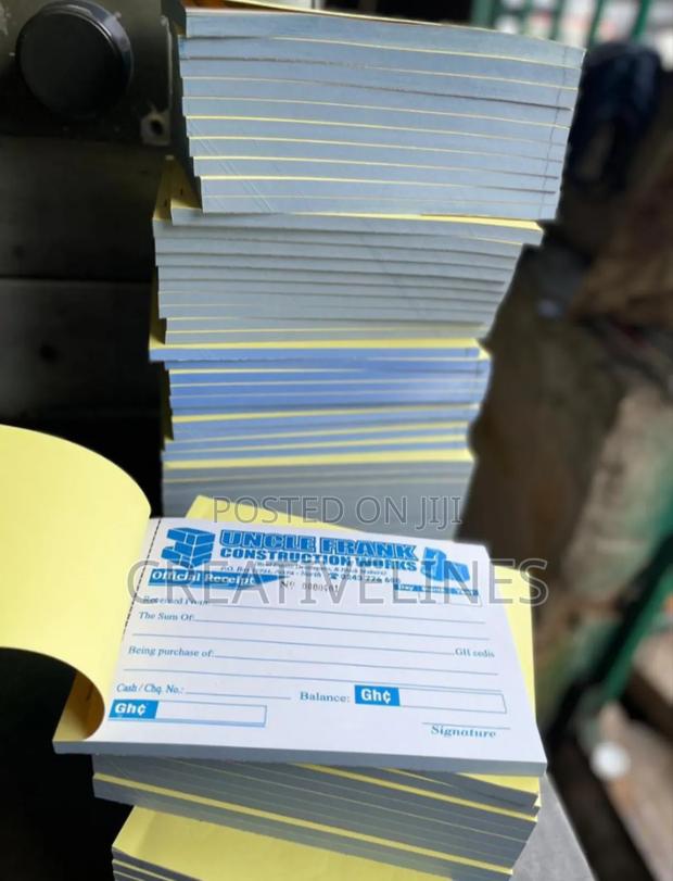 One Color,Duplicated Receipt Books · Photo 4