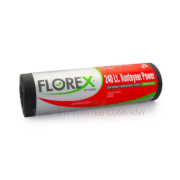 Florex 240 Litre Container Power Trash Bag ( Black) · Photo 2