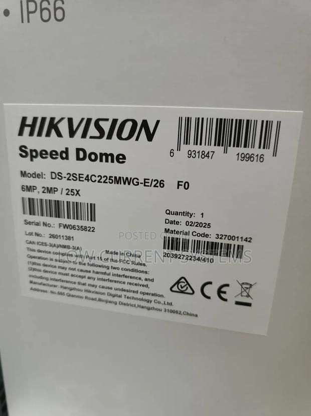Hikvision Tandemvu 6mp 25x Colorvu Acusense Panoramic Ip PTZ · Photo 4