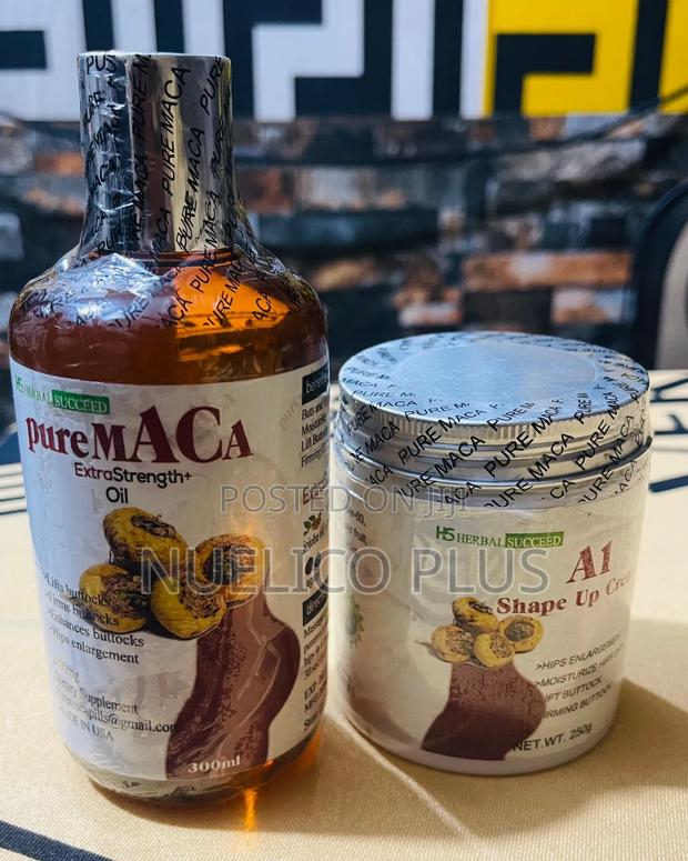 Pure Maca Oil + A1 Shape Up Cream – Hips Butt Enlargement · Photo 2