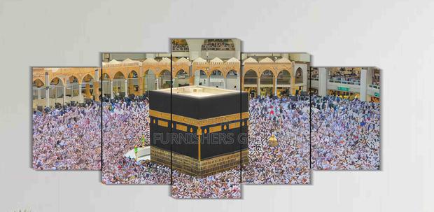 Kaa'baa 3d Canavs 5 Panels Islamic Symbolical Frames · Photo 2