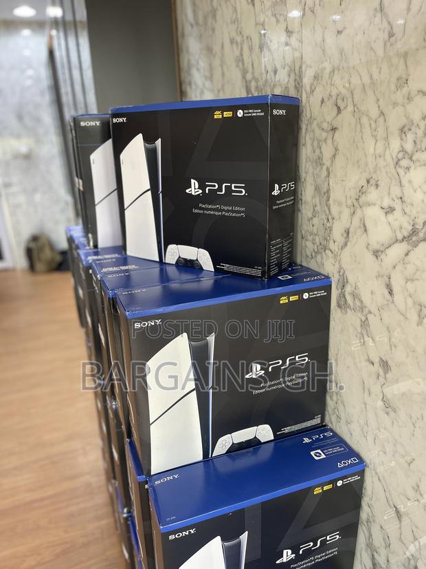 Original Ps5 Slim Digital Edition(Black Box ) photo 3