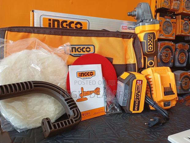 Ingco Angle Polisher Cordless 20v, 7inches photo 4