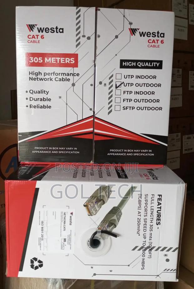 Cat6 Outdoor Cable 305m Utp High Quality Network Cable Westa · Photo 3