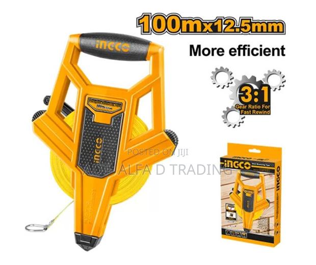 Ingco 100m Fiberglass Measuring Tape · Photo 2