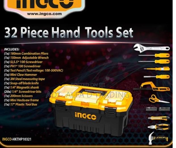 Ingco 32-Piece Hand Tool Set With Toolbox · Photo 4