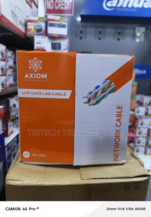 Axiom Cat6 Network Cable 305m Utp (Orange) · Photo 4