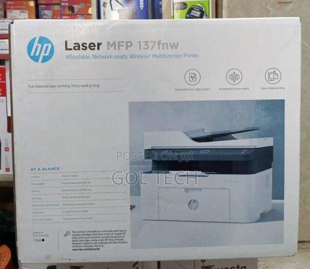 Hp Laser MFP 137fnw All in 1 Multifunction Wireless Printer