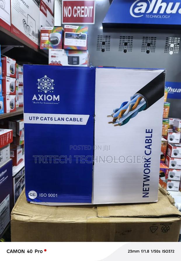 Axiom 305m Cat6 Network Cable Utp Indoor (Black) · Photo 3