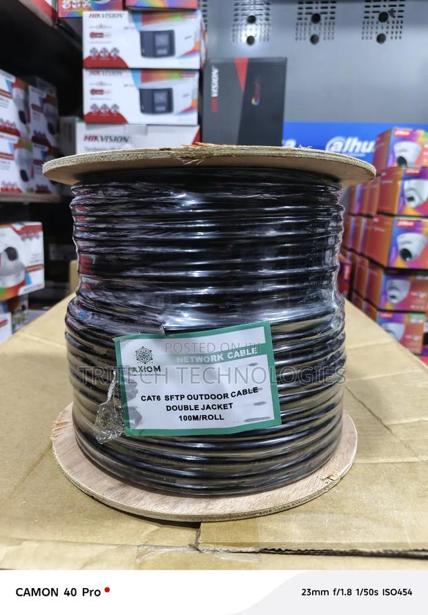Axiom Outdoor Double Coated (Sftp) Cat6 Network Cable 100m · Photo 4