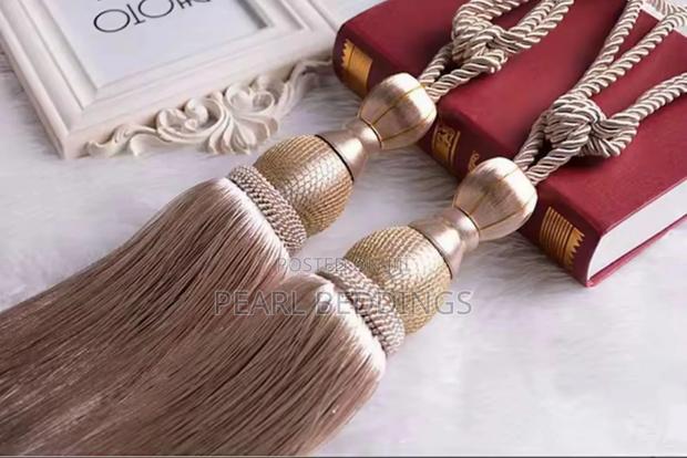 Premium Luxurious Curtains Tiebacks With It Hooks Available photo 3