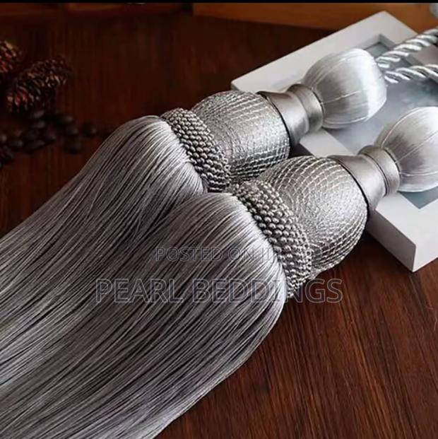 Premium Luxurious Curtains Tiebacks With It Hooks Available photo 2