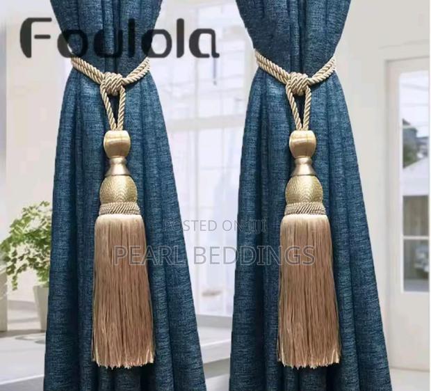 Premium Luxurious Curtains Tiebacks With It Hooks Available