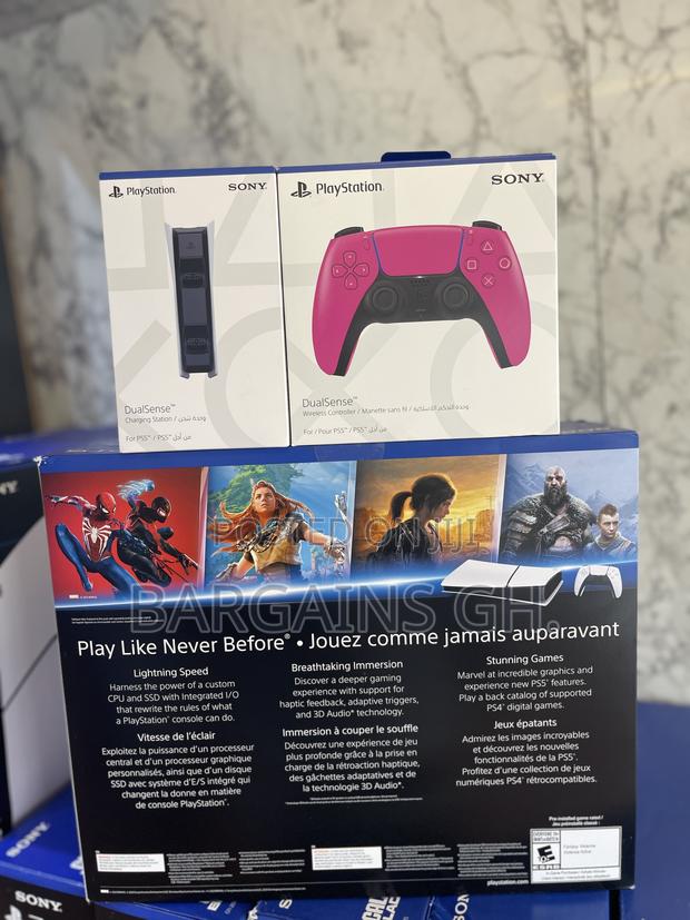 Ps5 Slim Digital + Extra Controller + Charging Dock (Xmas Promo) photo 3