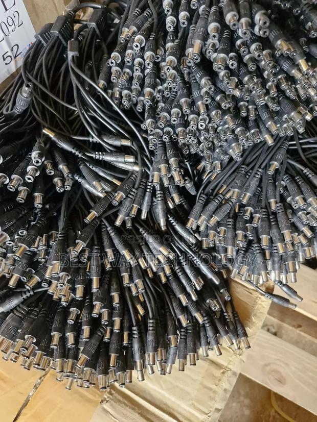 CCTV Power Cable 8in1