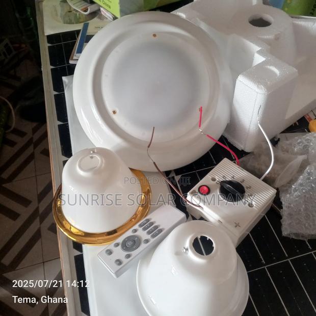 Solar Dc Ceiling Fan With Light photo 4