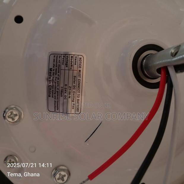 Solar Dc Ceiling Fan With Light photo 5