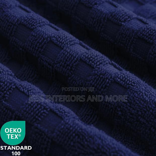 Feather Stitch 6-Piece 100% Cotton Bath Towel Set photo 5