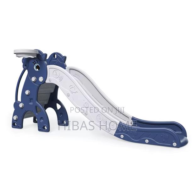 Deer Shaped Blue Grey Slides Kids Slide 143*47*72