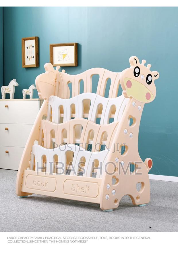 Giraffe Preschool Kids Book Shelves Storage Boxes 76*38*85