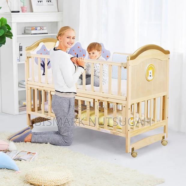 Modern Wooden Baby Cot Bed photo 3