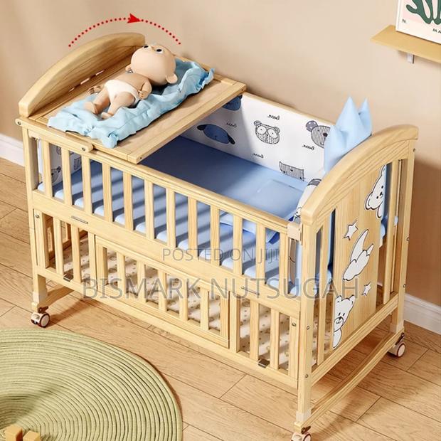 Modern Wooden Baby Cot Bed photo 6