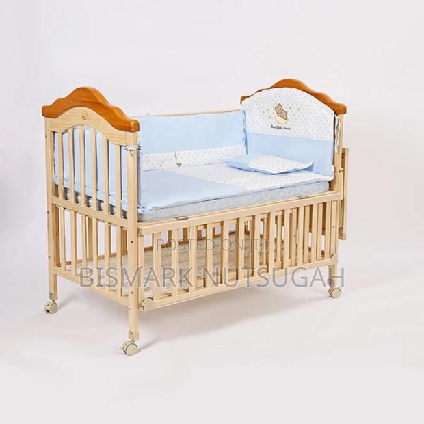 Modern Wooden Baby Cot Bed photo 7