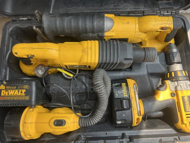 Dewalt 18v X 4 Cordless Tools ( 4 Batteries)