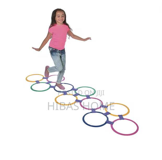38cm Hopscotch Rings for Preschool Kindergarten Agility Toy photo 2