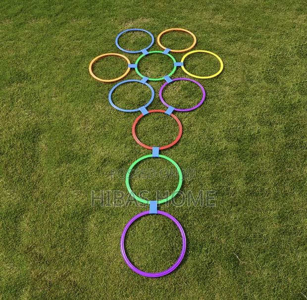 38cm Hopscotch Rings for Preschool Kindergarten Agility Toy photo 3